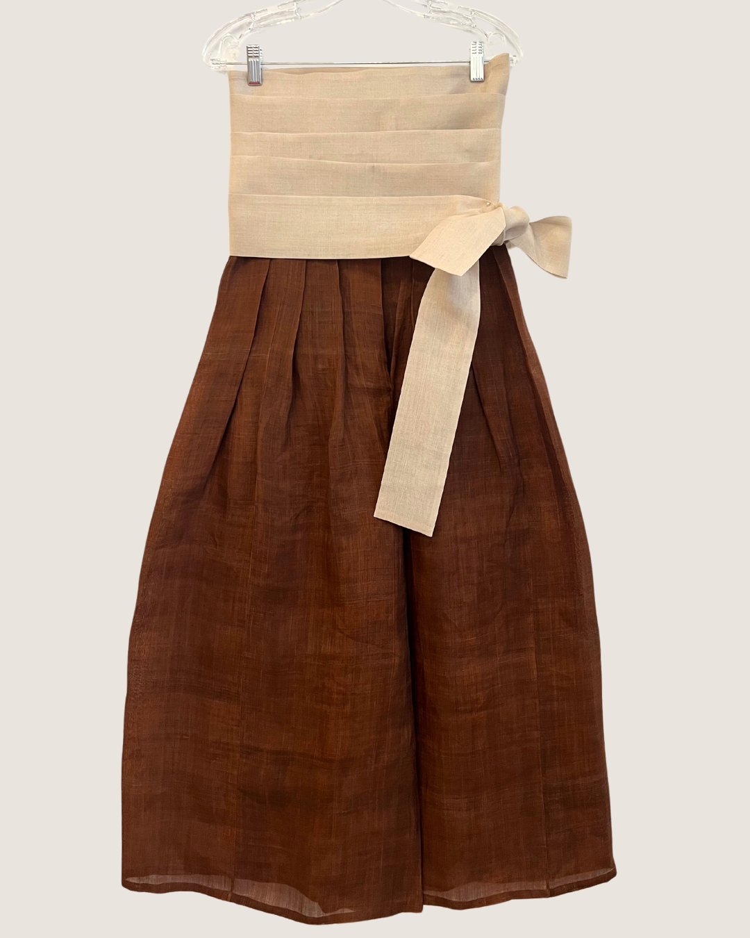 Linen Body Suit with Wide Leg Pants