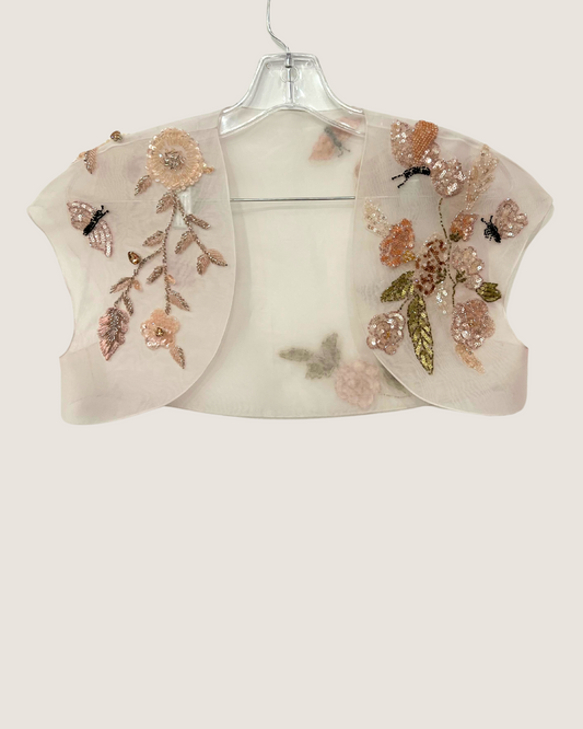 Hand beaded bolero