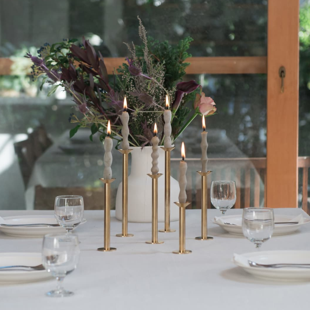Brass Candle Holders 'RATIO'