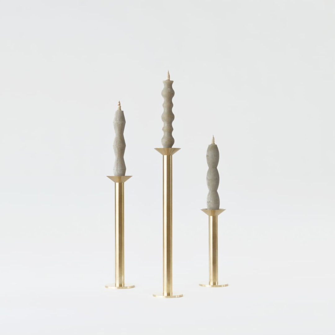 Brass Candle Holders 'RATIO'