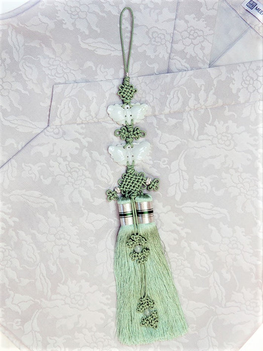 Bubble Butterfly Jade Norigae
