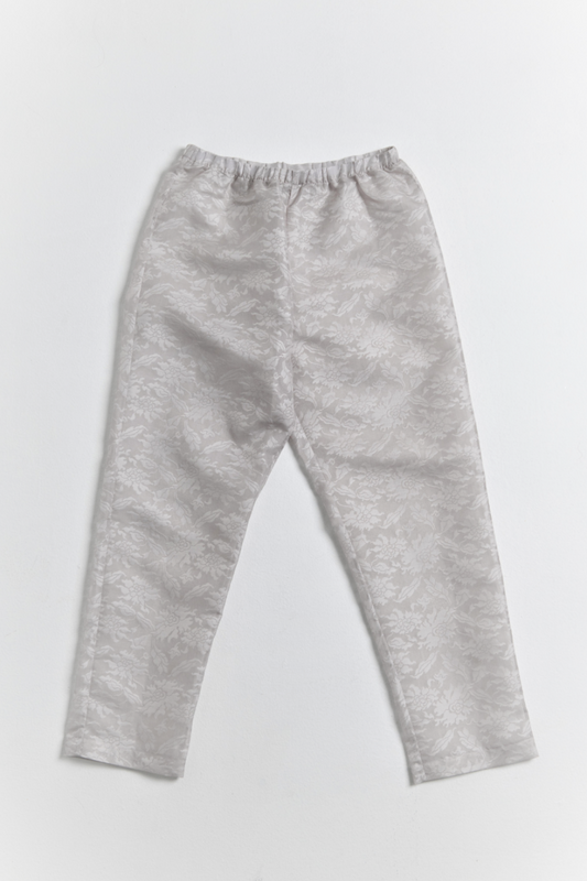 Silk Straight-Leg Stretch Pants