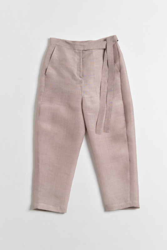 Silk Pants (Tie-Waist)