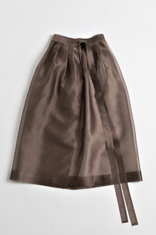 Brown Wrap Skirt