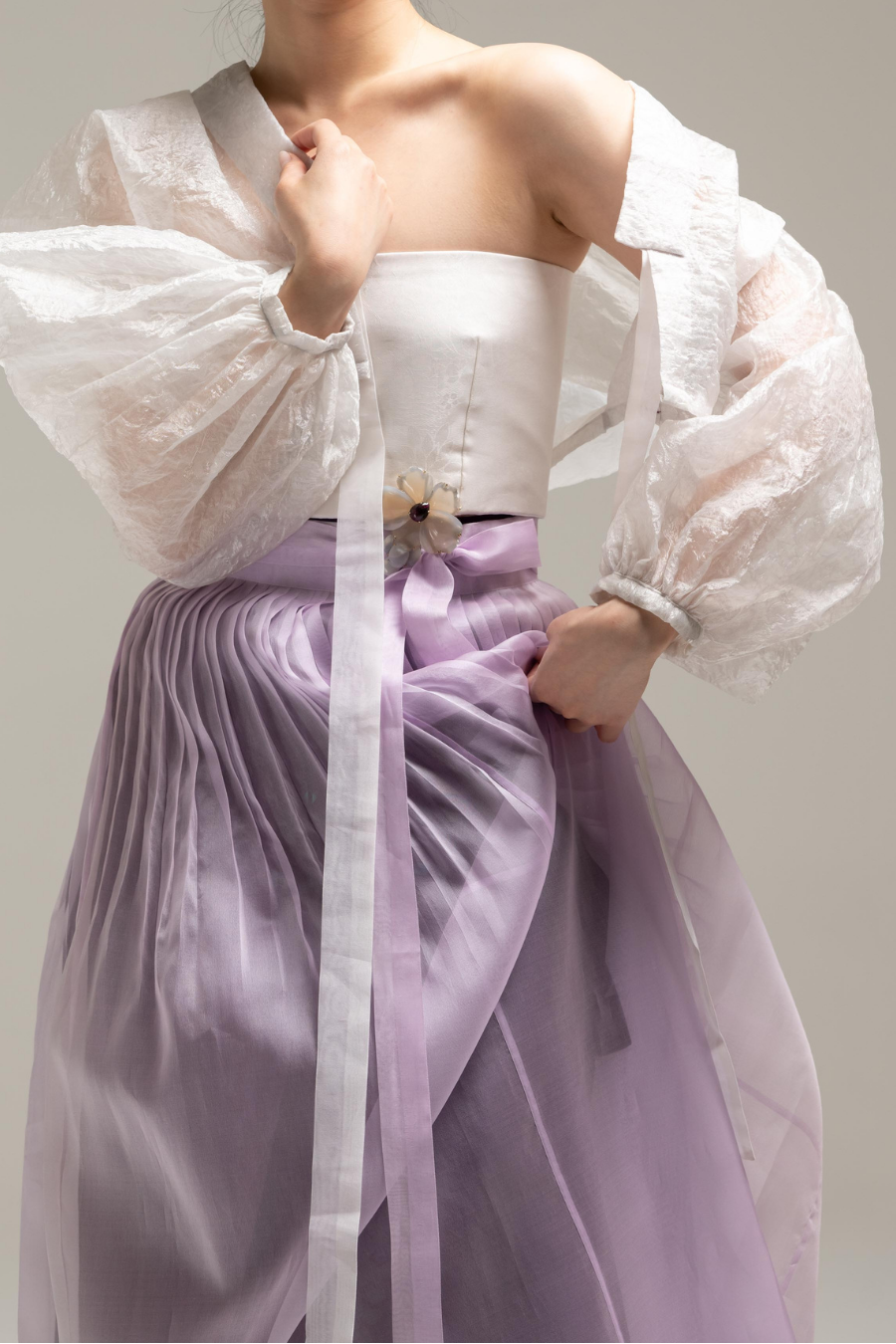 Light Purple Wrap Skirt