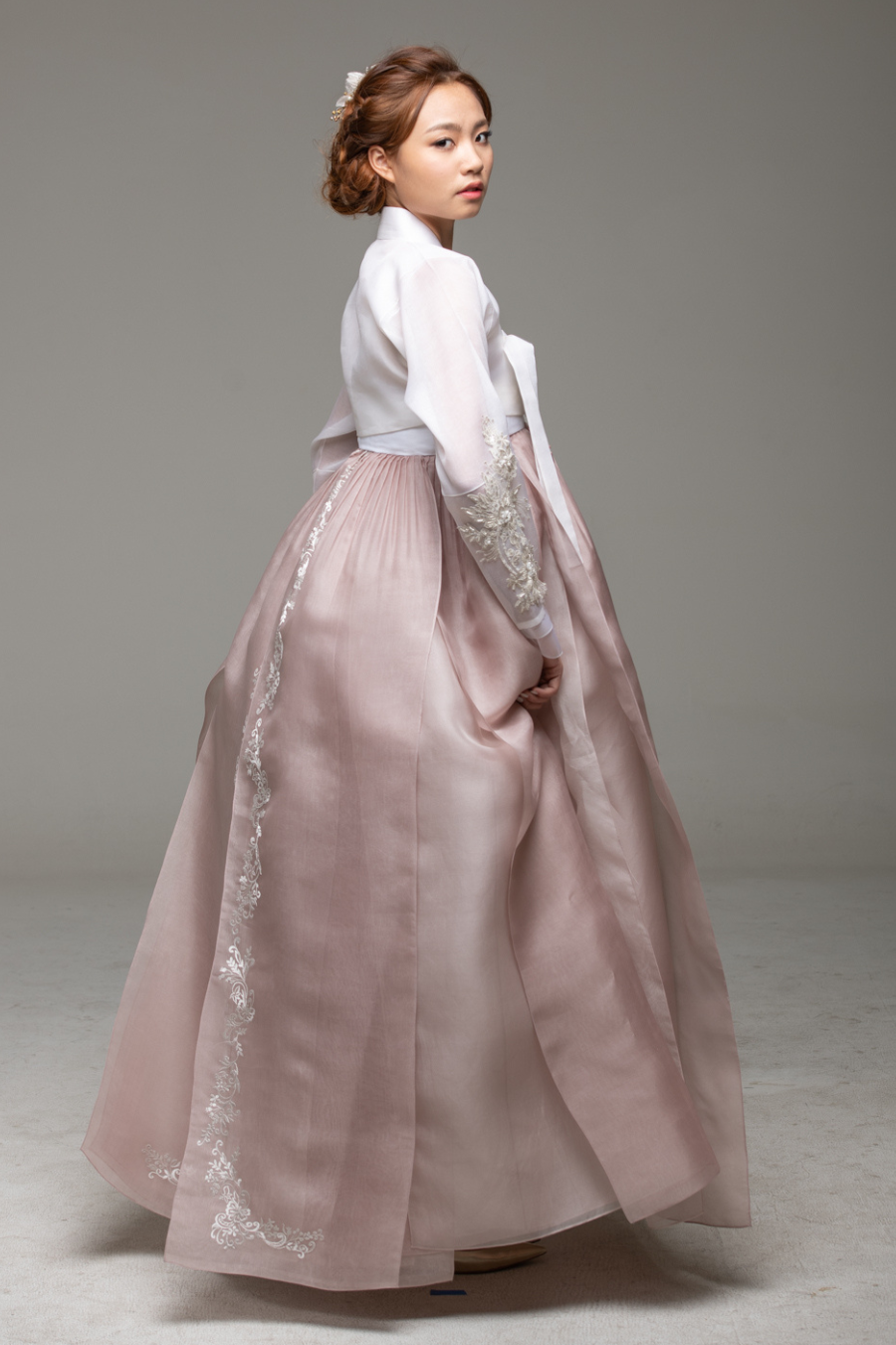 Embroidery Panel Dress (without jeogori)