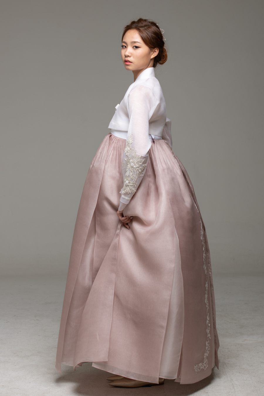 Embroidery Panel Dress (without jeogori)