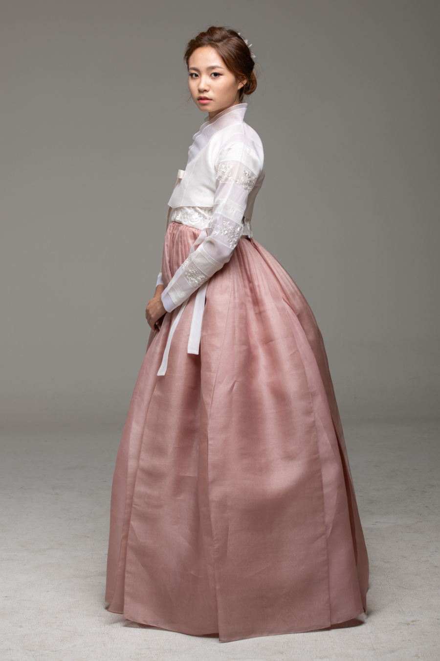 Embroidery Malgee Dress (without jeogori)