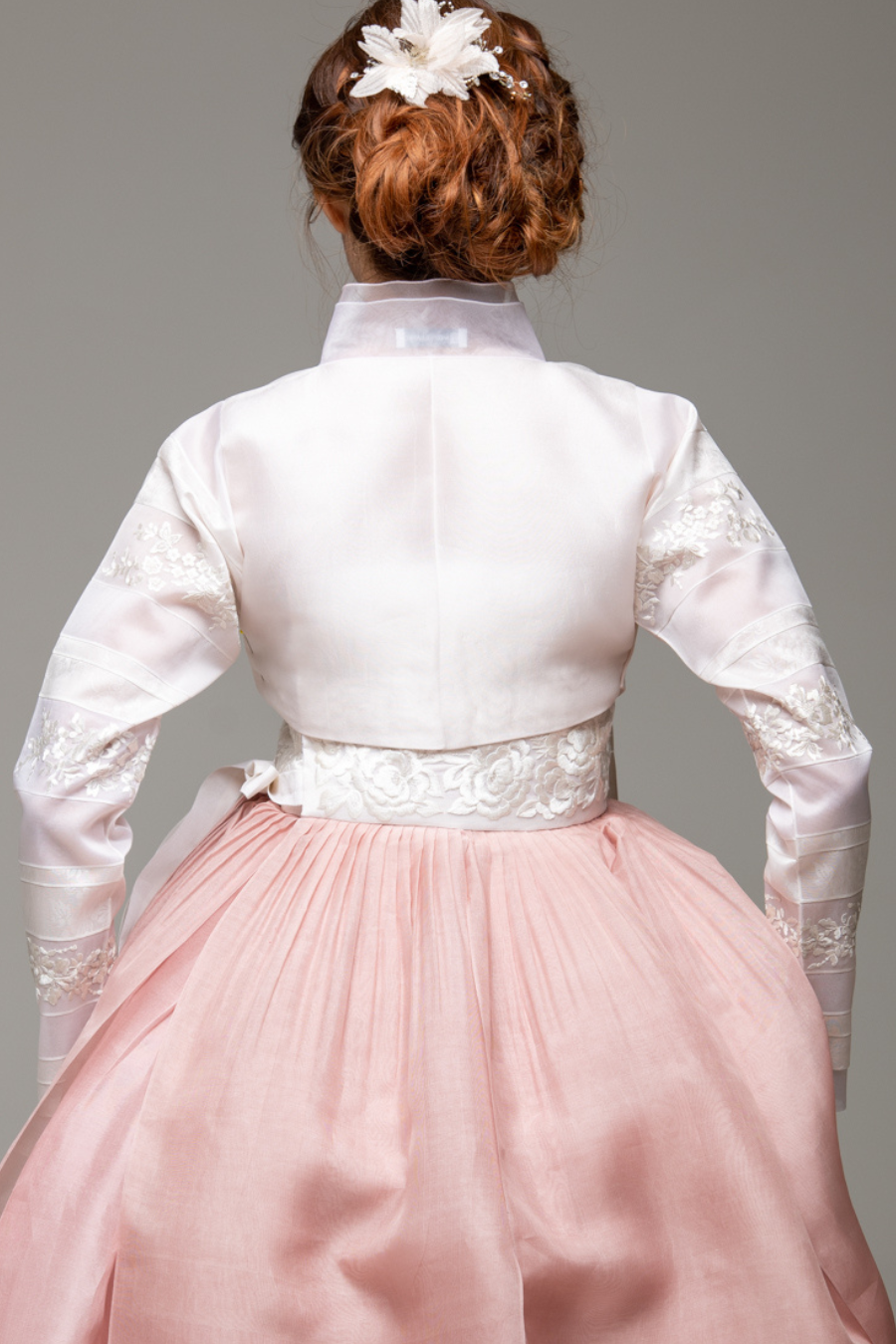 Pale Pink Embroidered Jeogori