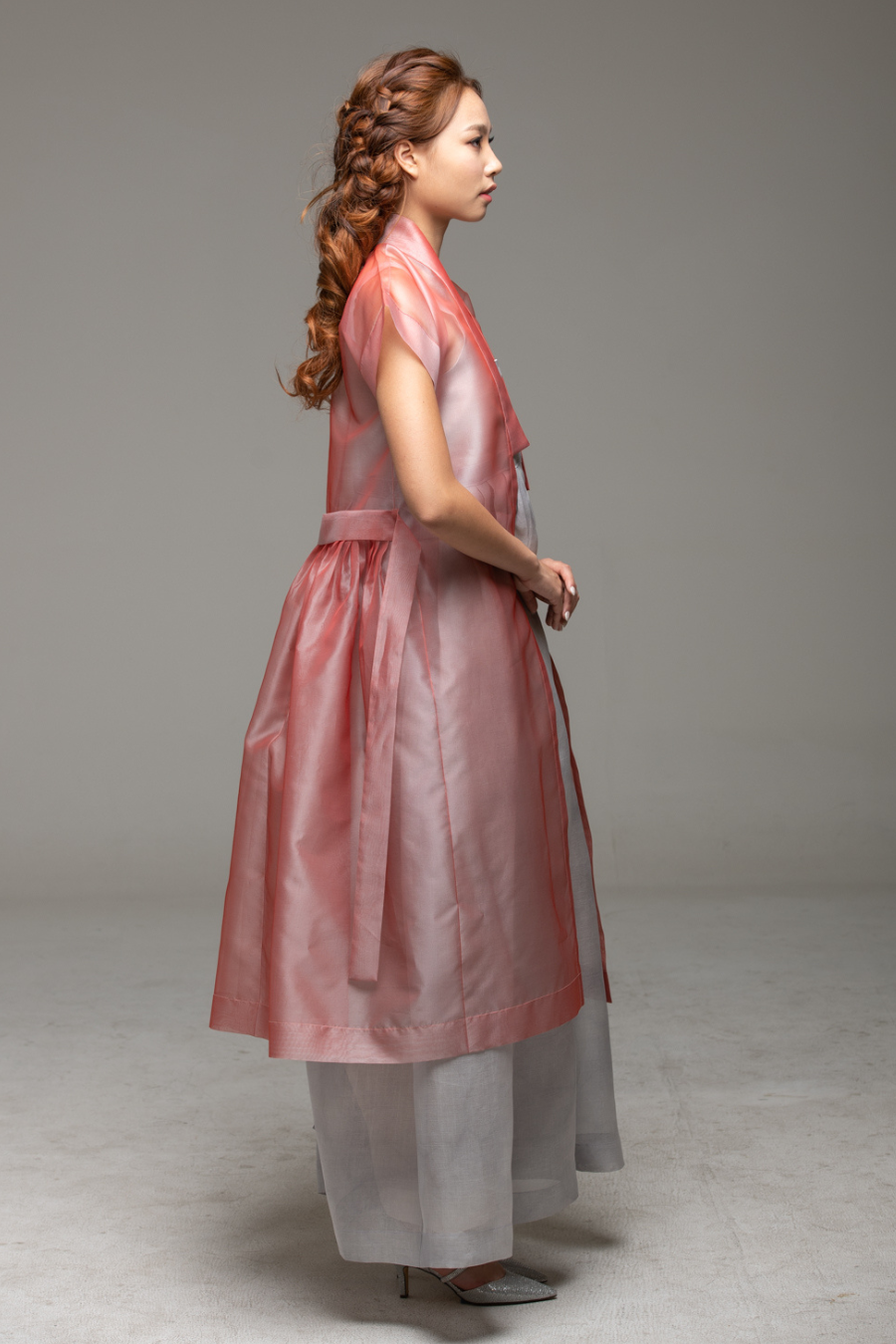 Modern Semi-Transparent Long Jacket