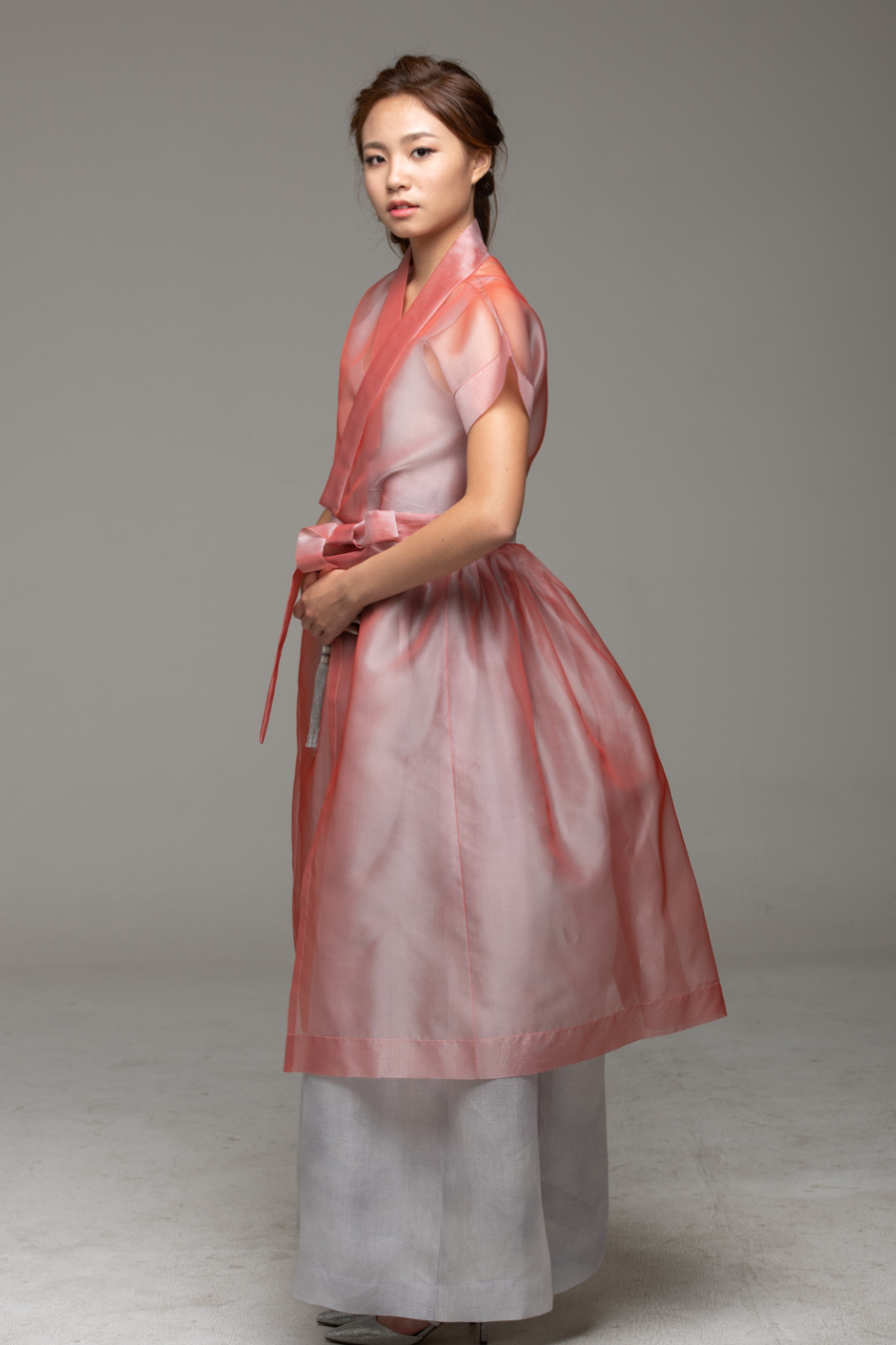 Modern Semi-Transparent Long Jacket