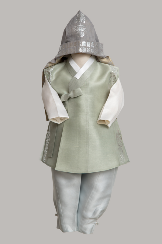 Baby Boy (Silk) Dohl Hanbok #31