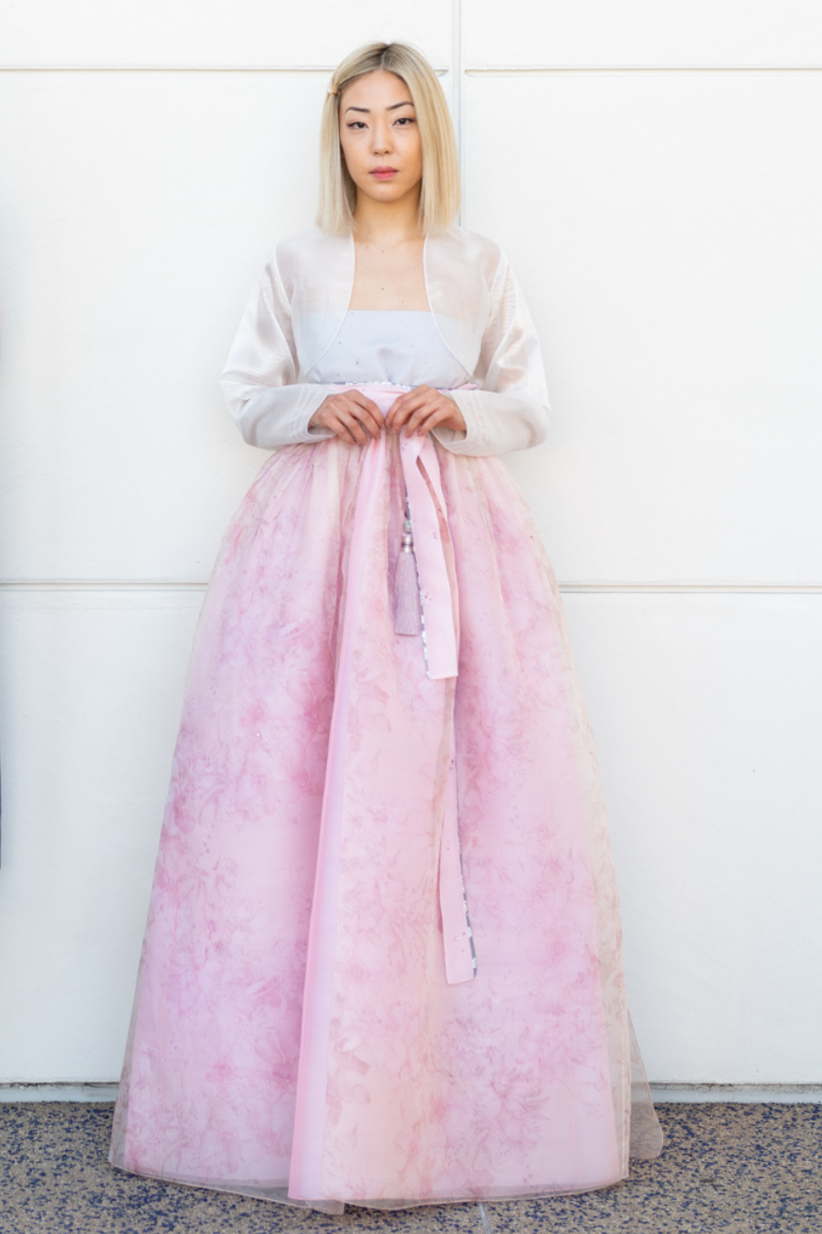 Pink Layered Hanbok Dress