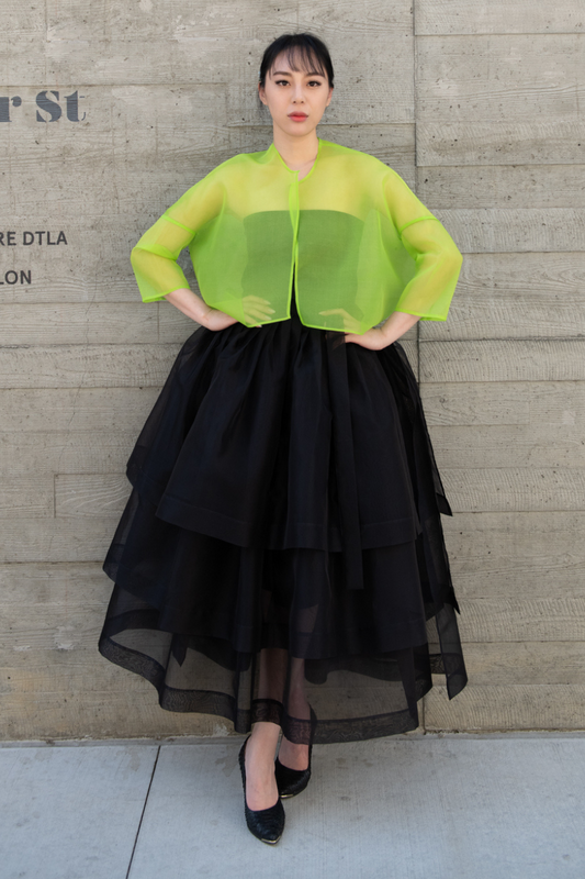 Black 3-Layered Doll Skirt