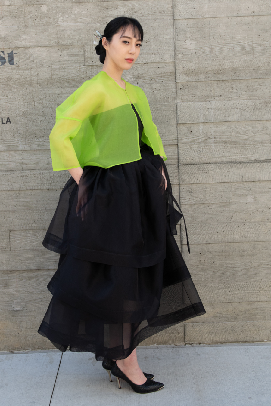 Black 3-Layered Doll Skirt