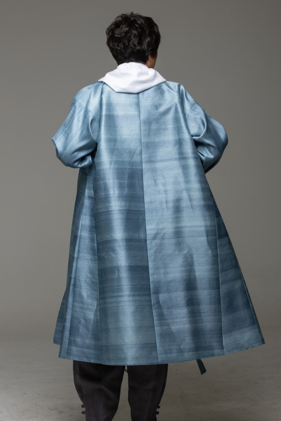 Blue Silk Durumagi