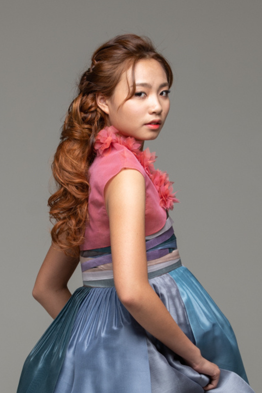 Silk Bolero with Hand Made Silk Flowers