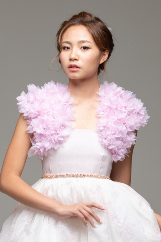 Pink Flower Bolero