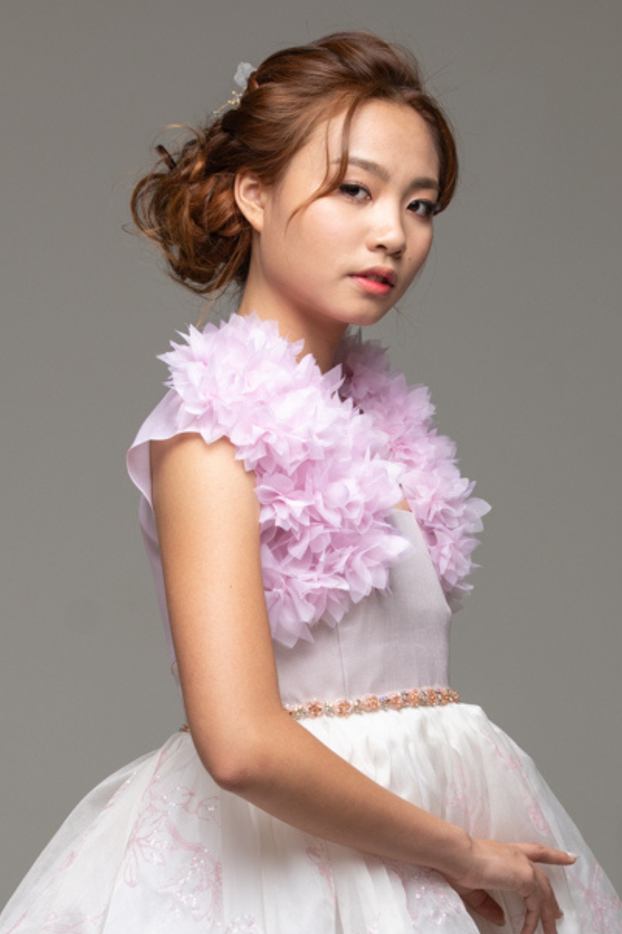 Pink Flower Bolero