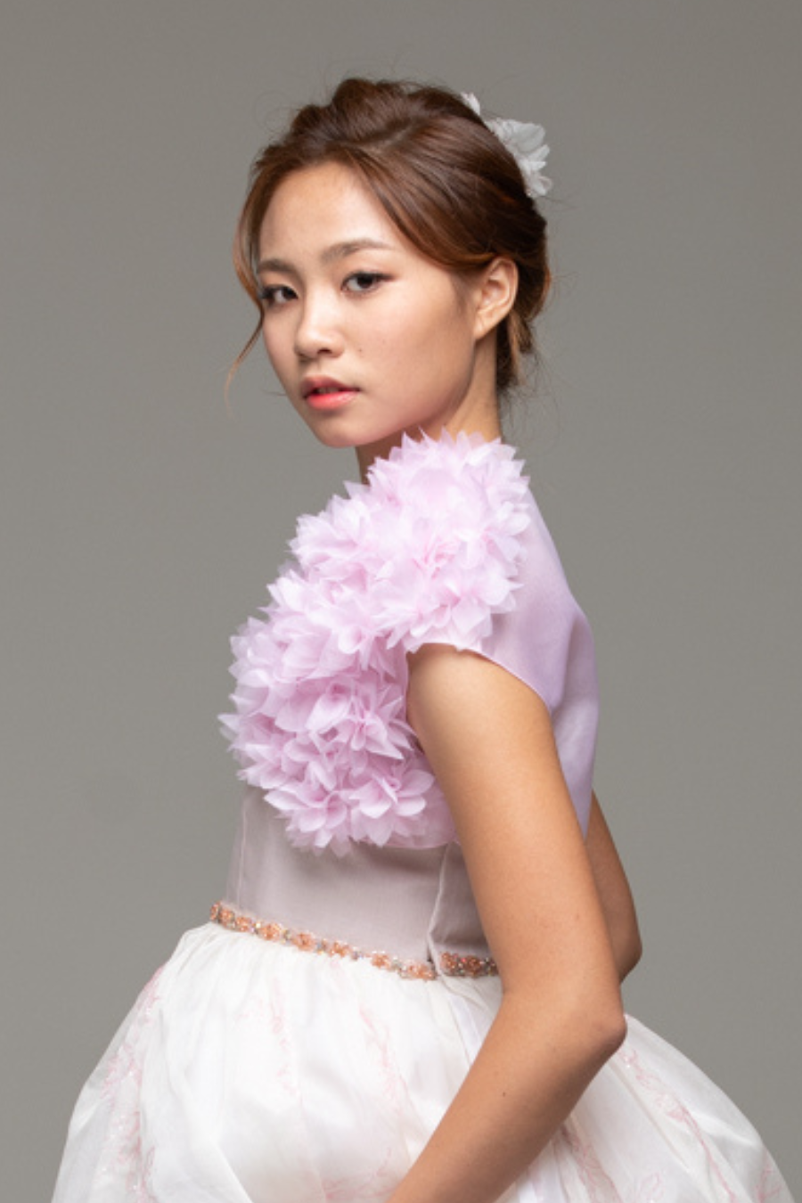 Pink Flower Bolero