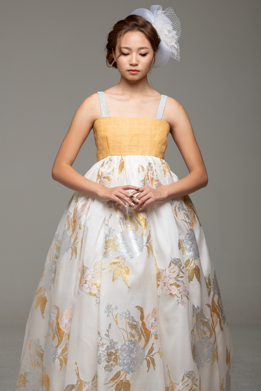 Gold and Silver Flower Dress
