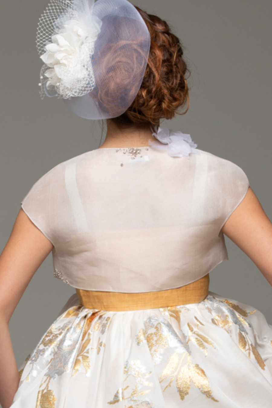 Silk Flower Bolero