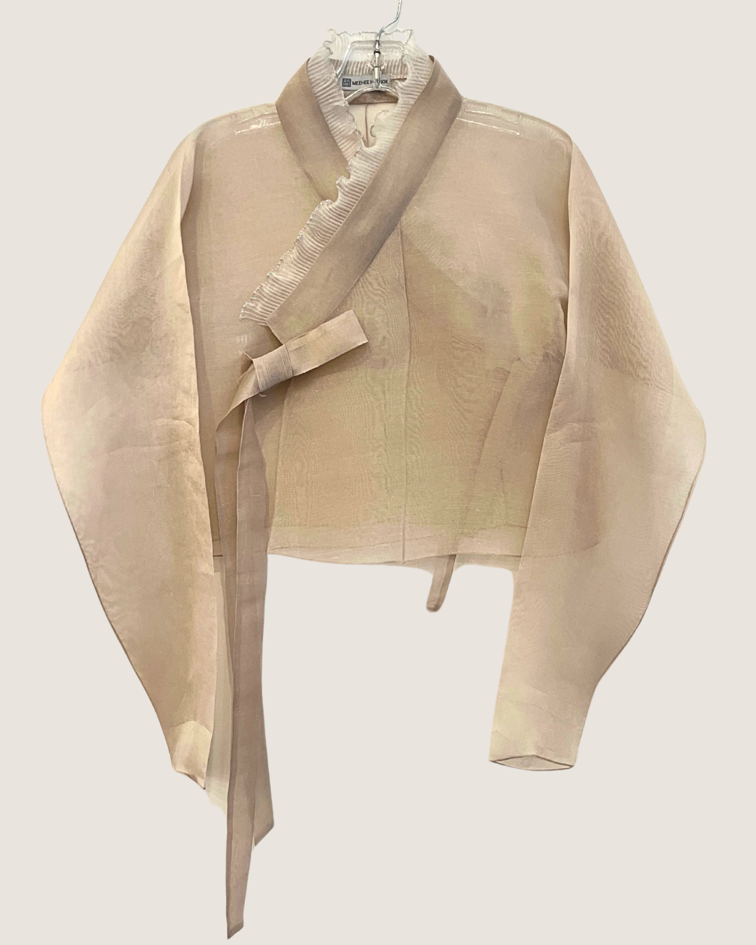 Modern jeogori Jacket with ruffled collar
