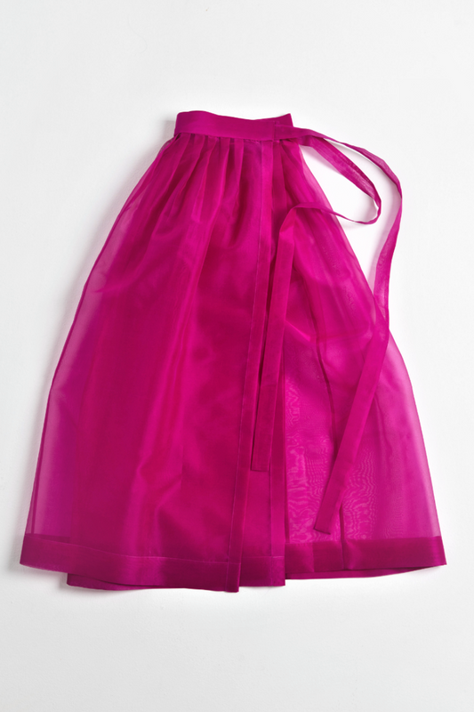 Magenta Wrap Skirt