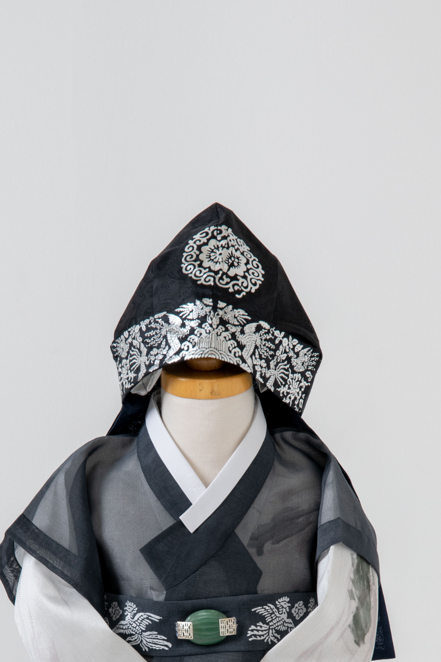 OUJIN I Korean Striped Green Boy Hanbok 100days~15y/o