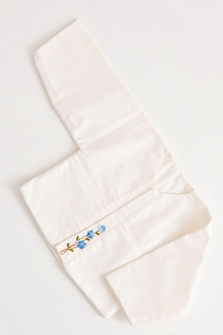 Newborn Baby's Cotton Embroidered Hanbok Shirt