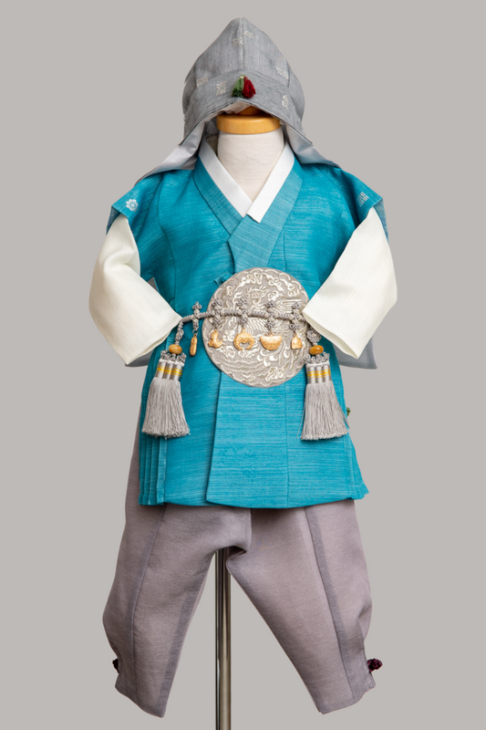 Baby Boy Dohl Hanbok #21 (without belt or hat)