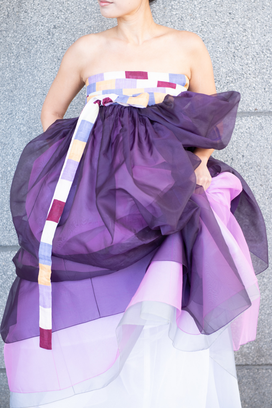 Purple Silk Hanbok Dress