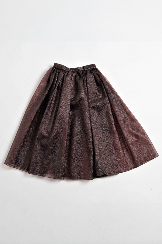 Textured Wrap Skirt