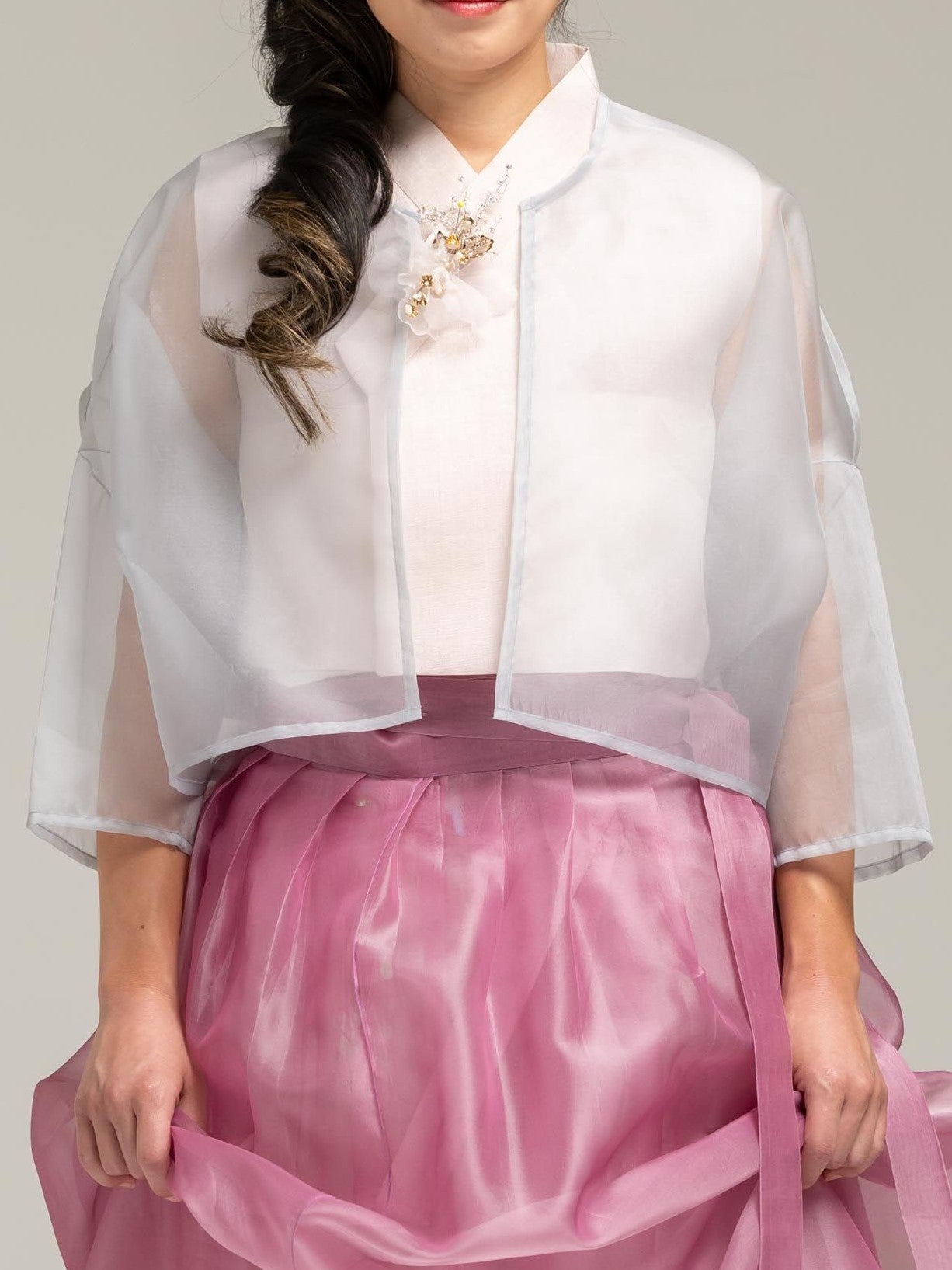 Silk Organza Jacket – Meehee Hanbok